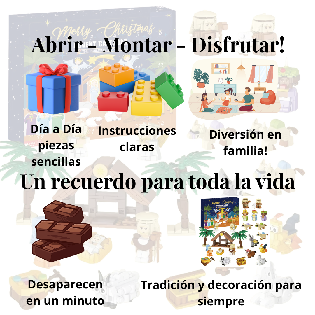 Portal de Belén en piezas!