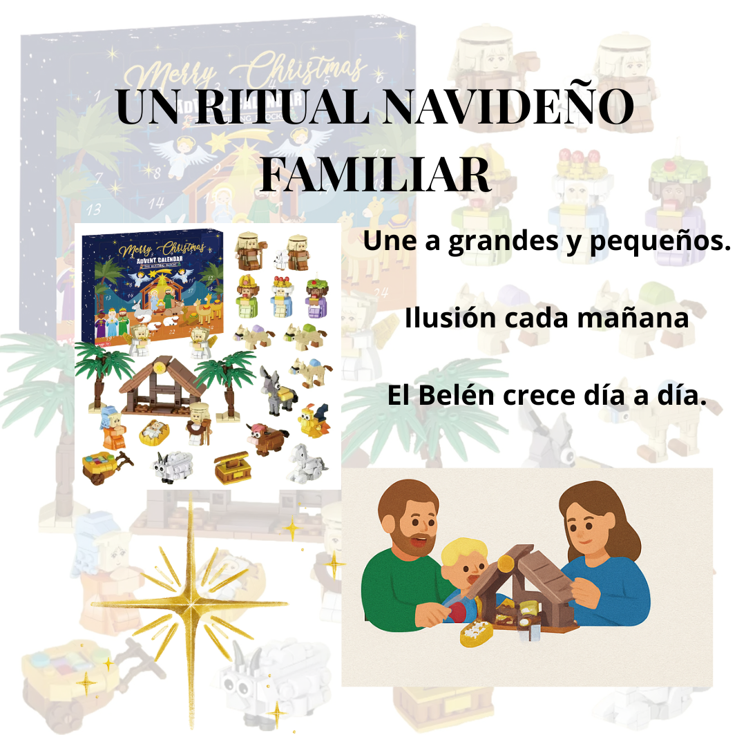Portal de Belén en piezas!